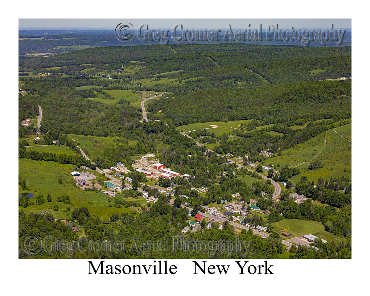 Greg Cromer Aerial Photography Aerial Photos of Masonville, New York