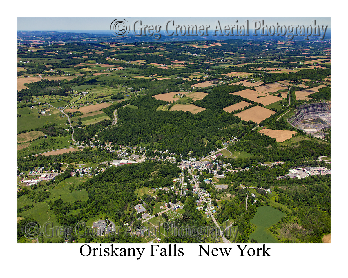 Greg Cromer Aerial Photography Aerial Photos of Oriskany Falls, New York