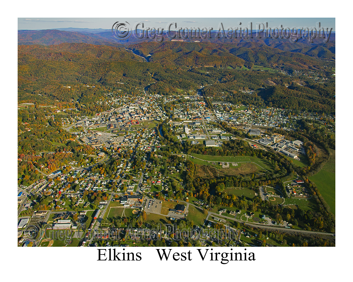 Aerial Photos of Elkins, West Virginia Greg Cromer's America from the Sky